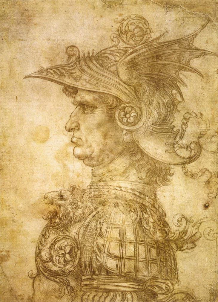 40-Profilo di gueriro-British Museum, London
